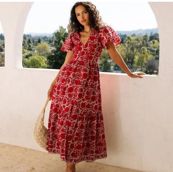 Cleobella Sasha Ankle Dress Excellent M Medium - Picture 1 of 11